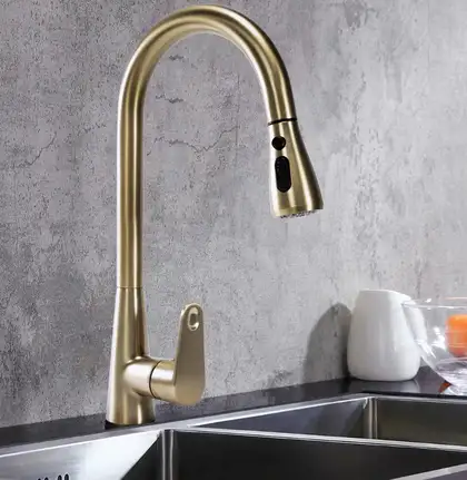 Смеситель для кухни REA MILD BRUSHED GOLD (REA-B4803) Смеситель для кухни REA MILD BRUSHED GOLD (REA-B4803)