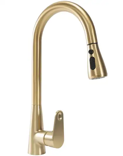 Смеситель для кухни REA MILD BRUSHED GOLD (REA-B4803) Смеситель для кухни REA MILD BRUSHED GOLD (REA-B4803)