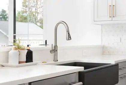 Rea NEST Смеситель для кухни, никель матовый (REA-B6601) Rea NEST Смеситель для кухни, никель матовый (REA-B6601)