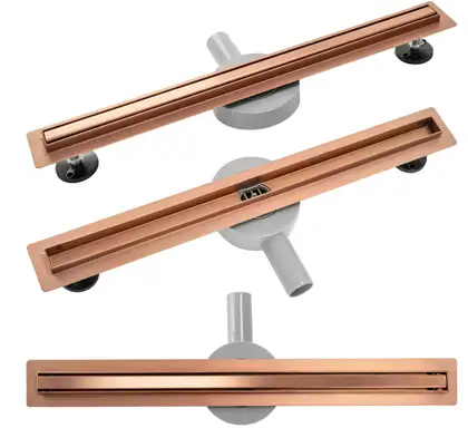 Трап для душа REA NEO SLIM PRO BRUSHED COPPER 70 см. (REA-G0651) Трап для душа REA NEO SLIM PRO BRUSHED COPPER 70 см. (REA-G0651)
