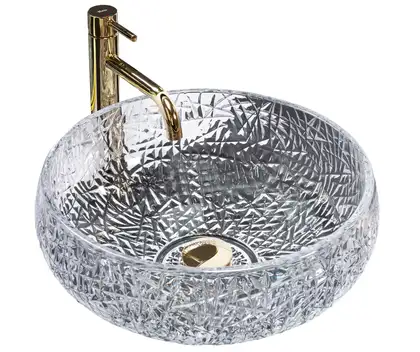 Умывальник (раковина) REA ICE CRISTAL накладной (REA-U5070) Умывальник (раковина) REA ICE CRISTAL накладной (REA-U5070)