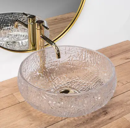 Умывальник (раковина) REA ICE CRISTAL накладной (REA-U5070) Умывальник (раковина) REA ICE CRISTAL накладной (REA-U5070)