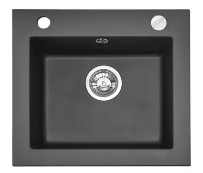 Гранитная кухонная мойка REA WEST BLACK METALIC (ZLE-00121) Гранитная кухонная мойка REA WEST BLACK METALIC (ZLE-00121)