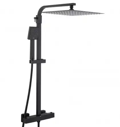 Душевой гарнитур Yoka GOBA 30 BLACK черный с термостатом (BP.GOBA-THERM-30-BLK) Душевой гарнитур Yoka GOBA 30 BLACK черный с термостатом (BP.GOBA-THERM-30-BLK)