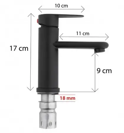 Смеситель для раковины (умывальника) Yoka SENA 24 BLACK черный низкий (BU.SENA-24-BLK) Смеситель для раковины (умывальника) Yoka SENA 24 BLACK черный низкий (BU.SENA-24-BLK)