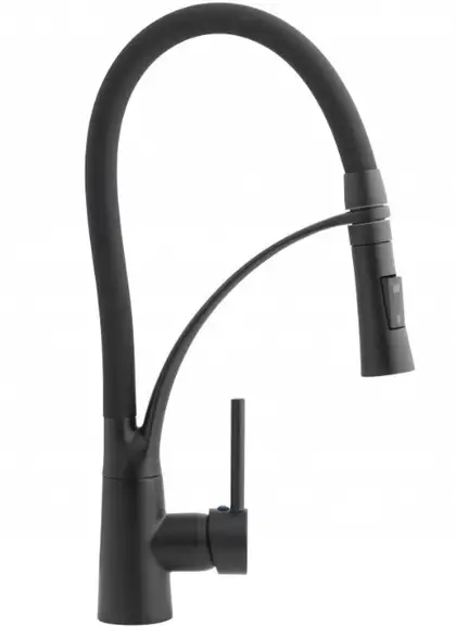 Смеситель для кухни Yoka ZEFIR BLACK черный (BZ.ZEFIR-BLK)