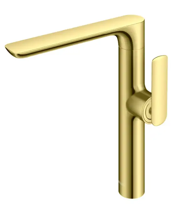 Змішувач для раковини (умивальника) KOHLMAN EXPERIENCE LONG GOLD високий (QB175E-GD) Змішувач для раковини (умивальника) KOHLMAN EXPERIENCE LONG GOLD високий (QB175E-GD)