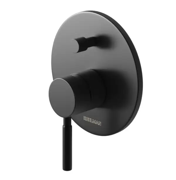 Душевая система KOHLMAN ROXIN 30 BLACK + BOX скрытого монтажа (QW210RBR30)