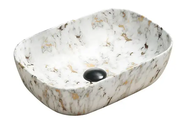 Умывальник (раковина) MEXEN RITA WHITE MARBLE (MEX-21084595)