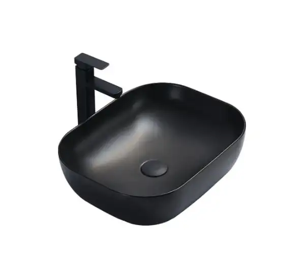 Умывальник (раковина) MEXEN ROSA BLACK MATT накладной (MEX-21095085)