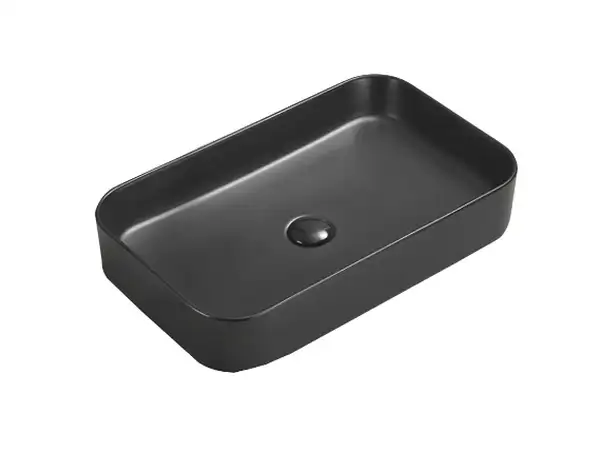 Умывальник (раковина) MEXEN VENA 60 BLACK MATT накладной (MEX-22196085)