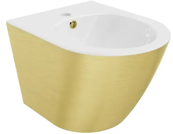 Подвесное биде MEXEN LENA WHITE GOLD BRUSH (MEX-35224807)