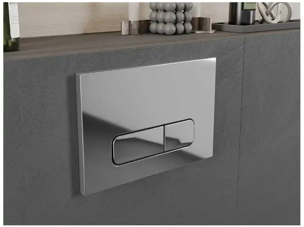 Кнопка смыва для инсталляции MEXEN FENIX 02 CHROME MATT (MEX-600202)