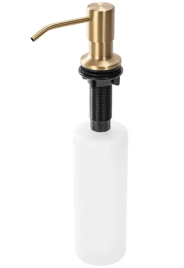 Врізний диспенсер для рідини REA BRUSHED GOLD 250 мл. (BAT-08001)