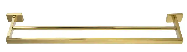 Вешалка двойная для полотенца REA ERLO 02 GOLD (REA-80005)