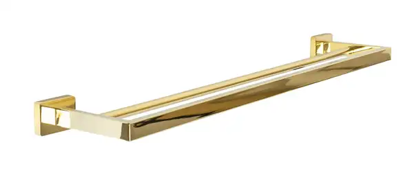 Вешалка двойная для полотенца REA ERLO 02 GOLD (REA-80005)