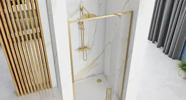 Душевая дверь REA RAPID SWING GOLD 100 (REA-K5619)