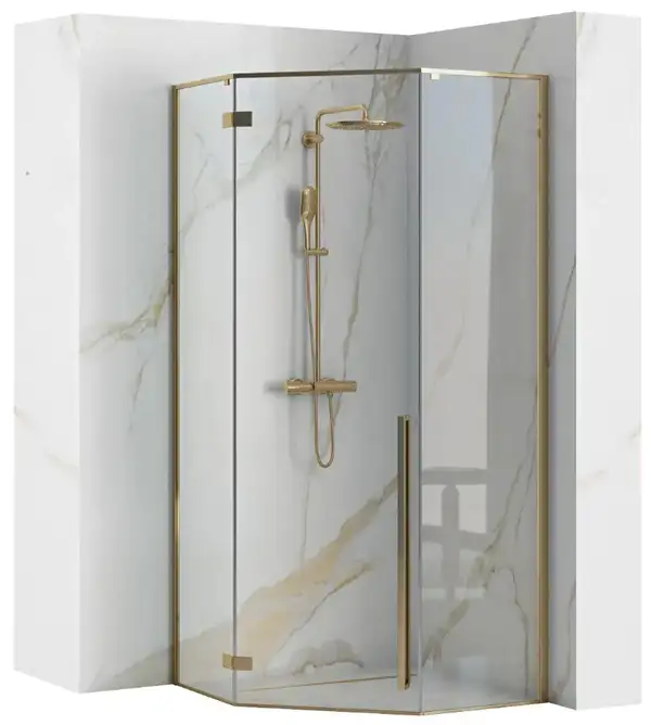 Душевая кабина REA DIAMOND GOLD 100*100 (REA-K6616)