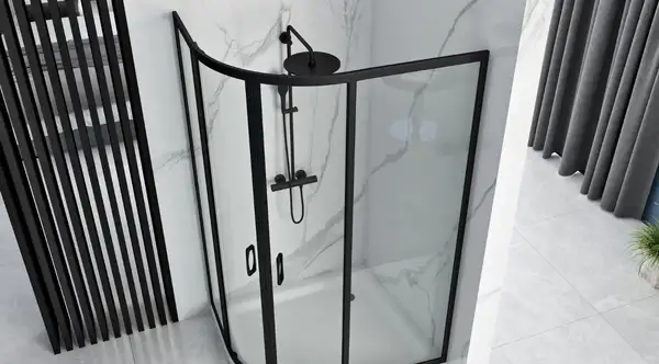 Душевая кабина REA LOOK BLACK 80х100 (REA-K7900)