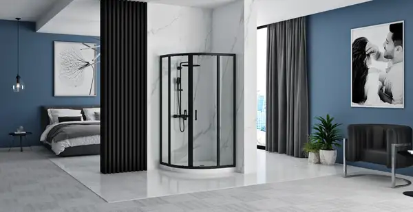 Душевая кабина REA LOOK BLACK 80х80 (REA-K7902)
