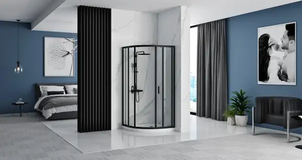 Душевая кабина REA LOOK BLACK 80х80 (REA-K7902)