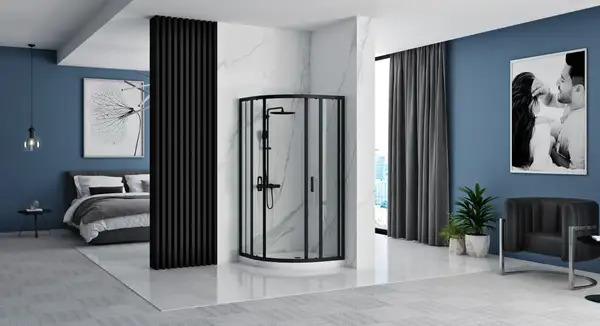 Душевая кабина REA LOOK BLACK 90х90 (REA-K7903)