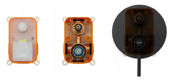 Душевая система с изливом REA LUNGO ROSE GOLD + BOX скрытого монтажа (REA-P6610) Душевая система с изливом REA LUNGO ROSE GOLD + BOX скрытого монтажа (REA-P6610)
