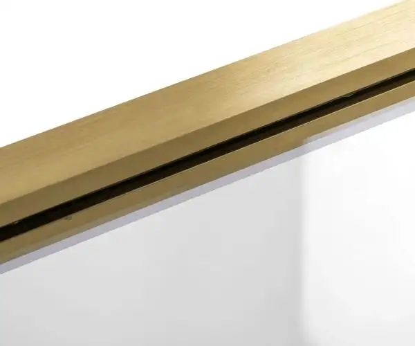Шторка для ванны REA ELEGANT BRUSHED GOLD 70 постоянная (REA-W6600)