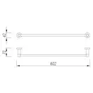 рушникотримач Omnires Modern Project black matt (MP60216BL)