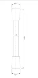 душовий шланг Omnires Silver silver 150 cm (SILVER-X150SL)