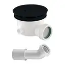 сифон для душевого поддона Omnires Cgs black (ST6590.43+ST45XBL)