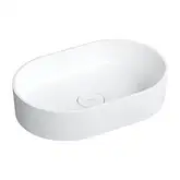 Omnires Ovo Умывальник для столешницы, белый (OVOUNBM)