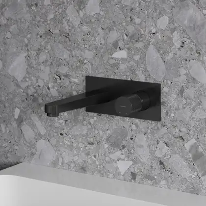 Omnires Contour Смеситель для умывальника, антрацит (CT8015AT) Omnires Contour Смеситель для умывальника, антрацит (CT8015AT)