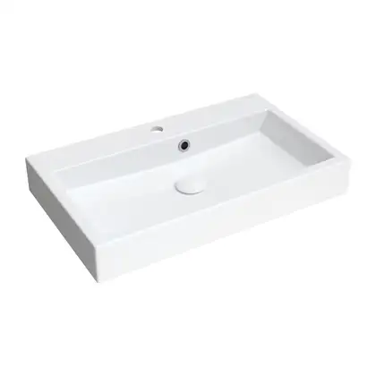 умывальник Omnires Thasos 42x70 white (THASOS700ZPBP) умывальник Omnires Thasos 42x70 white (THASOS700ZPBP)