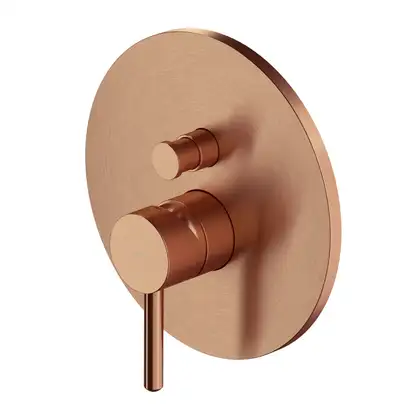 смеситель для ванны и душа скрытого монтажа Omnires Y brushed copper (Y1235CPB) смеситель для ванны и душа скрытого монтажа Omnires Y brushed copper (Y1235CPB)