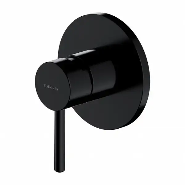 змішувач для ванни та душу Omnires Y black (Y1245BL)