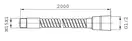 душовий шланг Omnires chrome 200 cm (062XLCR)
