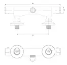 термостат для душу Omnires Mini chrome (MI1546CR)