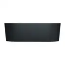 ванна кам'яна Omnires Ovo 160x75 овальна black lava (OVOWWBLV)