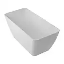 ванна із штучного каменю Omnires Parma 159x70 прямокутна white (PARMAWWBP)