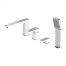 змішувач для ванни Omnires Parma chrome/white (PM7432CRB)