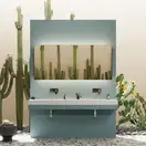 змішувач для умивальника Omnires Slide прихованого монтажу, chrome (SL7715CR)