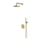 душова система з термостатом Omnires Y brushed gold (SYSYT05XGLB)