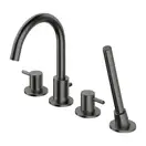 змішувач для ванни Omnires Y на 4 отвори graphite (Y1232GR)