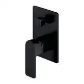змішувач для ванни та душу Omnires Baretti прихованого монтажу, black mat (BA7835BL)
