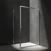 душова кабіна Omnires Bronx 110x80 безпечне скло, хром (BR1180CRTR)