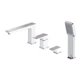 змішувач для ванни Omnires Parma chrome/white (PM7432CRB)