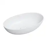 Omnires Shell Умывальник 60x35, белый (SHELLUNBM)