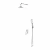 душова система прихованого монтажу Omnires Parma chrome/white (SYSPM16ACRB)
