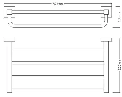 тримач для рушників Omnires Lift (8162ACR) тримач для рушників Omnires Lift (8162ACR)
